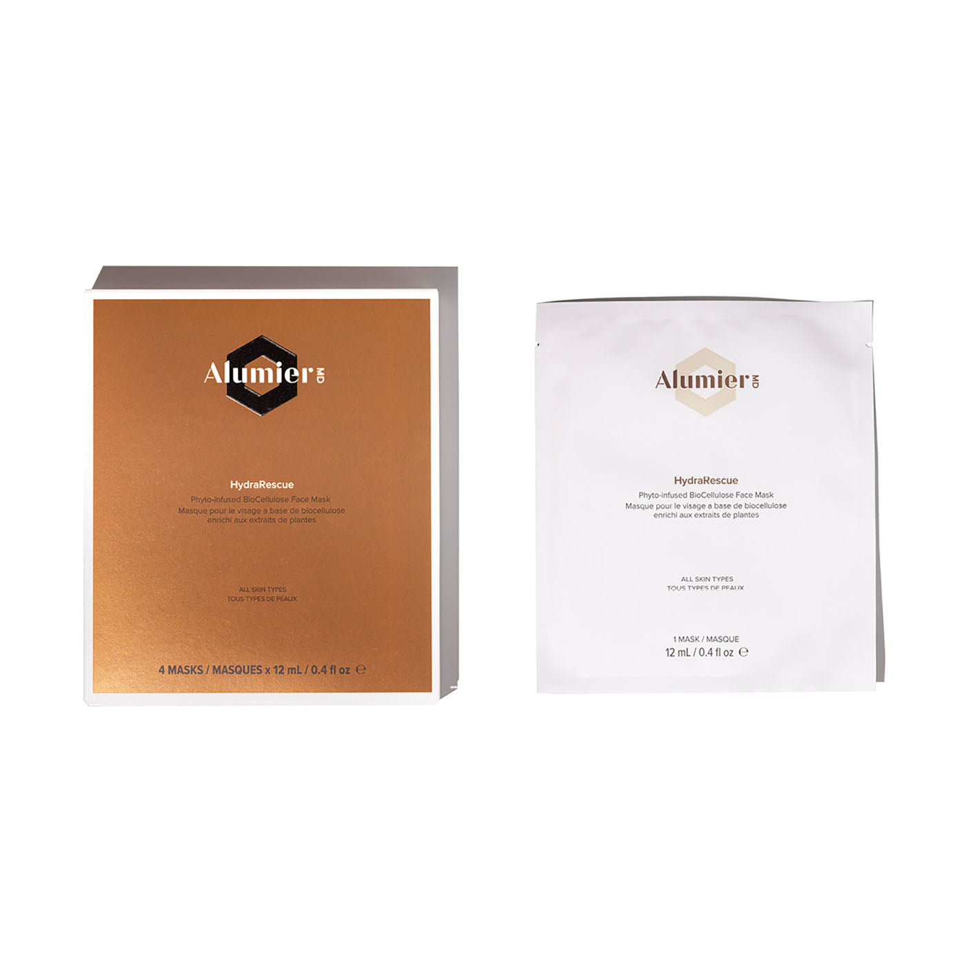 HydraRescue Biocellulose Face Mask (4-Pack)